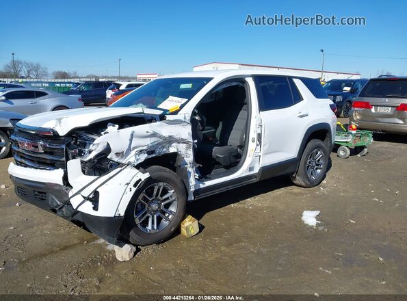 3GKALMEG2TL164791 2026 GMC TERRAIN White Առջևի ձախ երեք քառորդ տեսարան