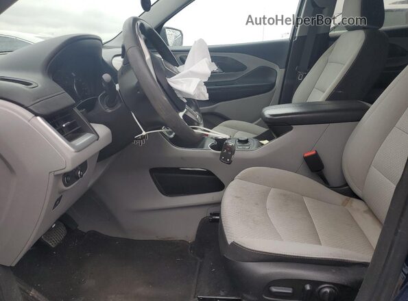 3GKALMEV0NL281111 2022 GMC TERRAIN Blue Вид салону спереду