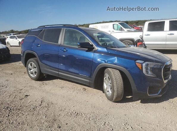3GKALMEV0NL281111 2022 GMC TERRAIN Blue Передня права чверть