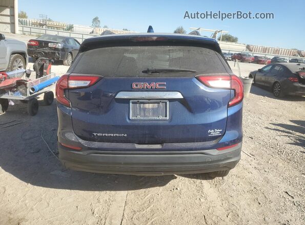 3GKALMEV0NL281111 2022 GMC TERRAIN Blue Вид ззаду