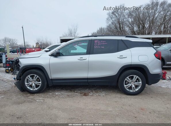 3GKALMEV8NL138889 2022 GMC TERRAIN Gray Սալոնի 360 աստիճան տեսք