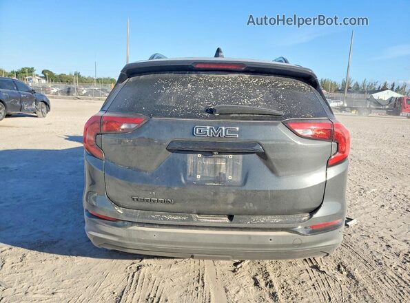 3GKALPEV4ML345604 2021 GMC TERRAIN Gray Вид ззаду