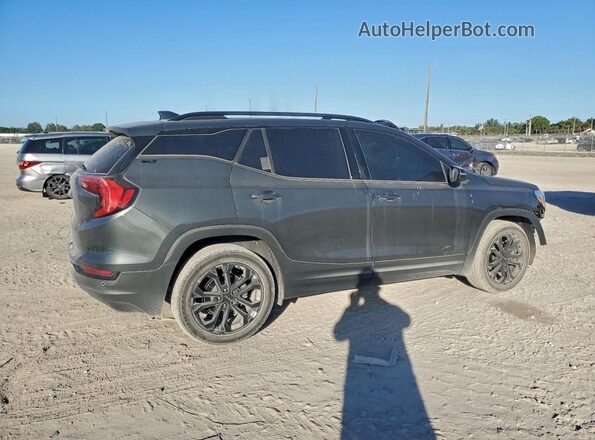 3GKALPEV4ML345604 2021 GMC TERRAIN Gray Задня права чверть