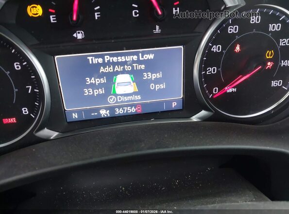 3GKALPEV4NL234441 2022 GMC TERRAIN Red Widok tylnych siedzeń