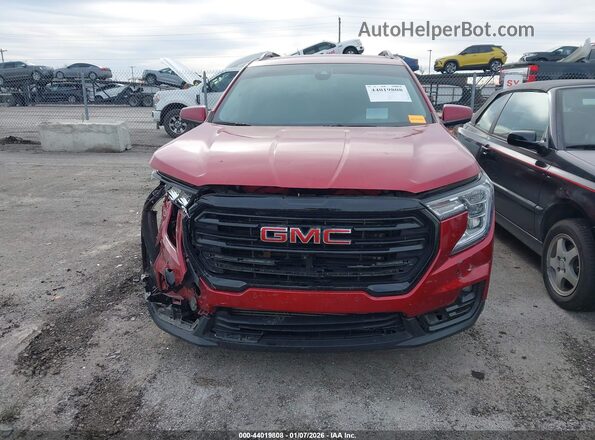3GKALPEV4NL234441 2022 GMC TERRAIN Red Widok wnętrza z tyłu