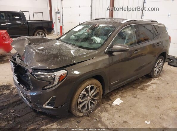 3GKALPEV6KL192950 2019 GMC TERRAIN Gray წინა მარცხენა ხედი სამი მეოთხედიდან