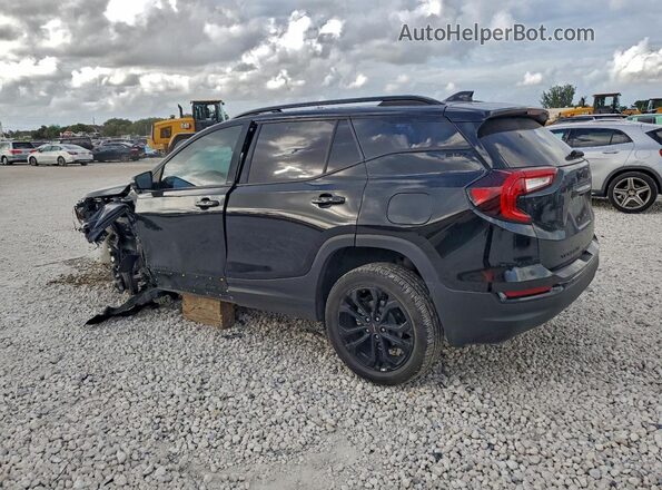 3GKALPEV7NL251685 2022 GMC TERRAIN Черный Задняя левая четверть