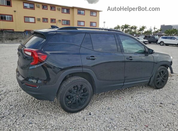 3GKALPEV7NL251685 2022 GMC TERRAIN Черный Задняя правая четверть