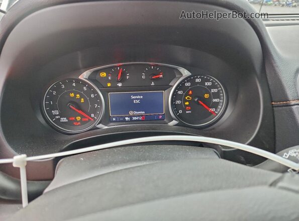 3GKALPEX5LL104070 2020 GMC TERRAIN Black Instrument cluster view