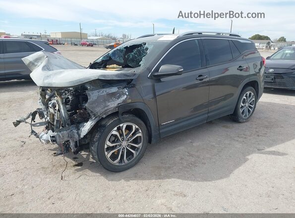 3GKALPEX6KL198572 2019 GMC TERRAIN Gray Przód lewy