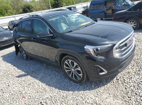 3GKALPEX9JL297952 2018 GMC TERRAIN Black Առջևի աջ