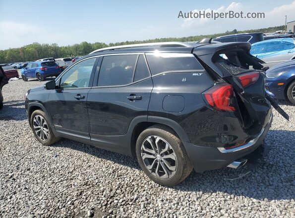 3GKALPEX9JL297952 2018 GMC TERRAIN Black Հետևի ձախ