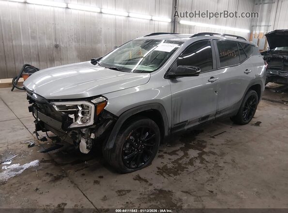 3GKALTEG5PL122468 2023 GMC TERRAIN Gray Передня ліва чверть