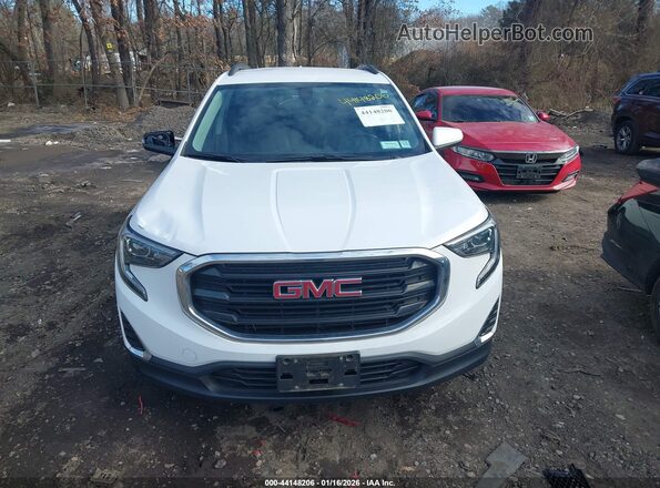 3GKALTEX8JL322588 2018 GMC TERRAIN White Vista del cuadro de instrumentos