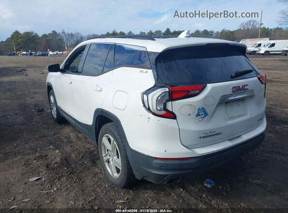3GKALTEX8JL322588 2018 GMC TERRAIN White Trasero izquierdo