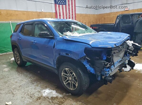 3GKALUEG4SL236198 2025 GMC TERRAIN Синий Передняя правая четверть