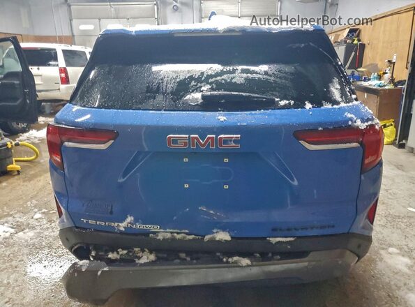 3GKALUEG4SL236198 2025 GMC TERRAIN Синий Вид сзади