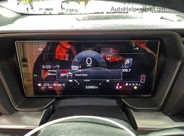 3GKALUEG4SL266544 2025 GMC TERRAIN Black Vista del cuadro de instrumentos