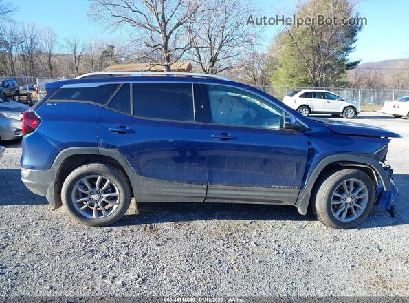 3GKALVEV2NL167827 2022 GMC TERRAIN Blue Widok zestawu wskaźników