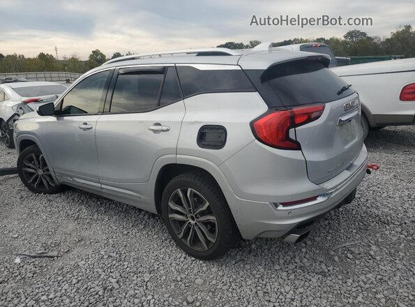 3GKALXEX9JL365652 2018 GMC TERRAIN Silver Հետևի ձախ