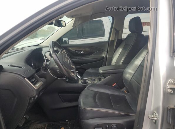 3GKALXEX9JL365652 2018 GMC TERRAIN Silver Սալոնի դիմացի տեսք