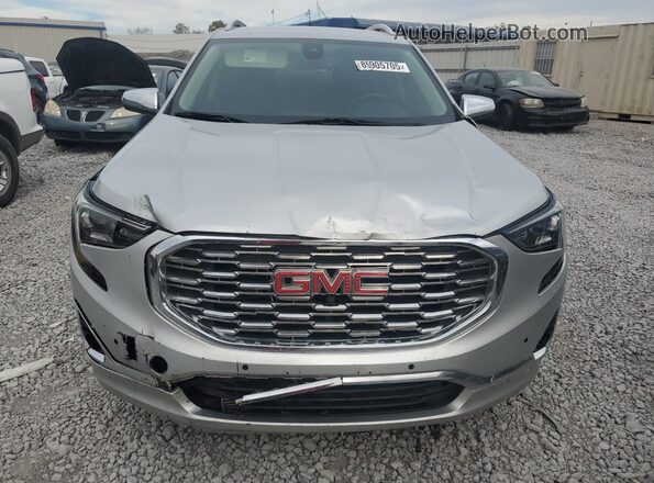 3GKALXEX9JL365652 2018 GMC TERRAIN Silver Դիմացի տեսք