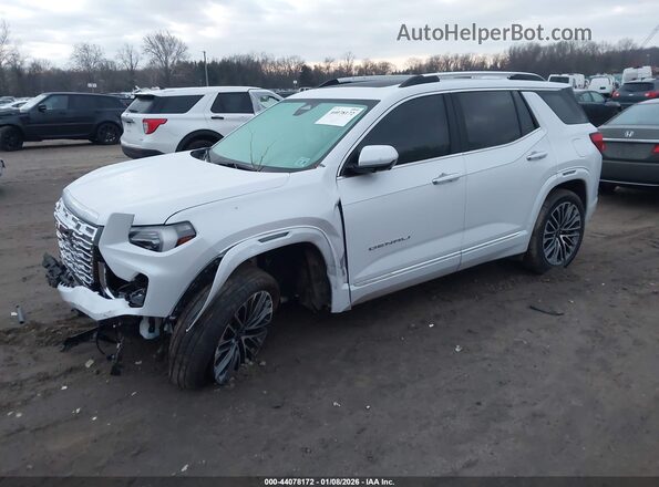 3GKALZEG0TL299118 2026 GMC TERRAIN White წინა მარცხენა ხედი სამი მეოთხედიდან