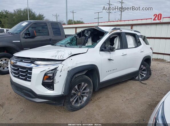 3GNAXHEG1SL210561 2025 CHEVROLET EQUINOX White Առջևի ձախ երեք քառորդ տեսարան