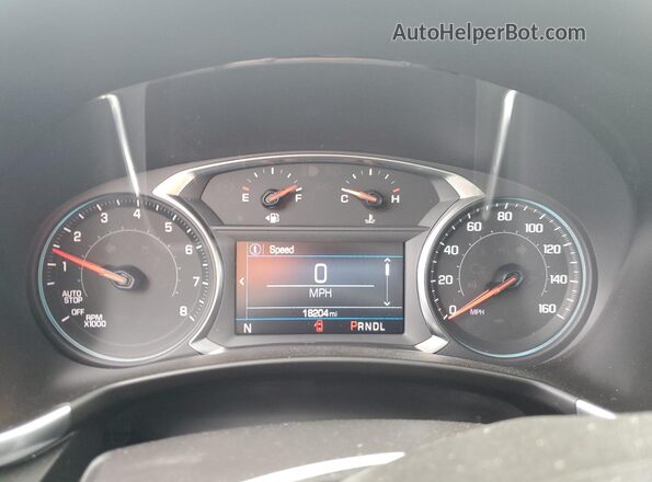 3GNAXHEG6RL355363 2024 CHEVROLET EQUINOX Black Вид щитка приладів