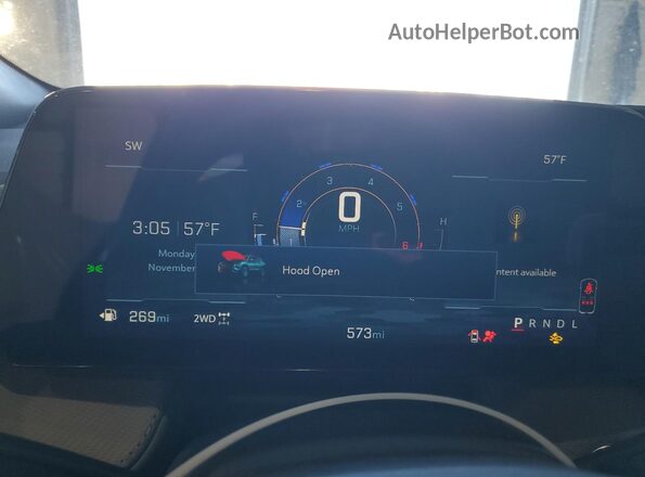 3GNAXPEG0TL272660 2026 CHEVROLET EQUINOX Blue Instrument cluster view