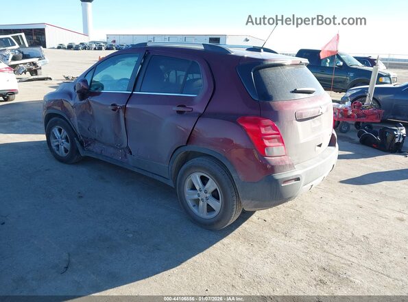 3GNCJLSB0GL266259 2016 CHEVROLET TRAX Red Задня ліва чверть