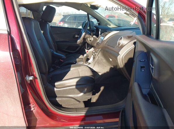 3GNCJLSB0GL266259 2016 CHEVROLET TRAX Red Вид салону спереду