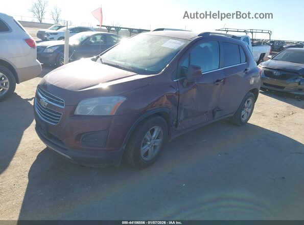 3GNCJLSB0GL266259 2016 CHEVROLET TRAX Red Передня ліва чверть