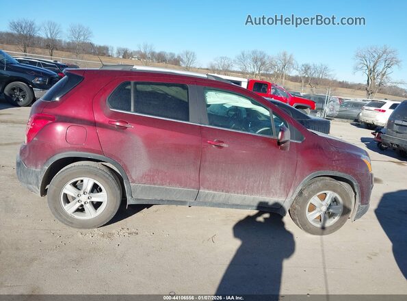 3GNCJLSB0GL266259 2016 CHEVROLET TRAX Red Панорамний вид салону 360°