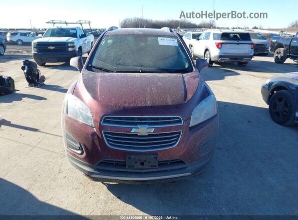 3GNCJLSB0GL266259 2016 CHEVROLET TRAX Red Вид спереду