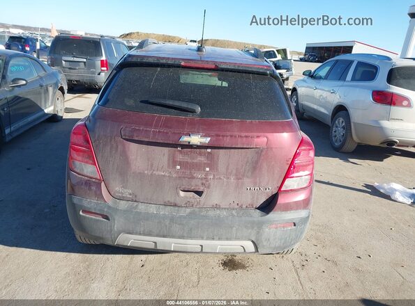 3GNCJLSB0GL266259 2016 CHEVROLET TRAX Red 