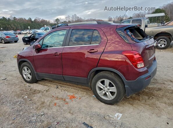 3GNCJLSB2GL119182 2016 CHEVROLET TRAX Red Հետևի ձախ