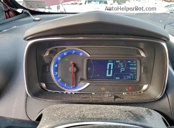 3GNCJLSB2GL119182 2016 CHEVROLET TRAX Red Սարքավորումների վահանակի տեսք