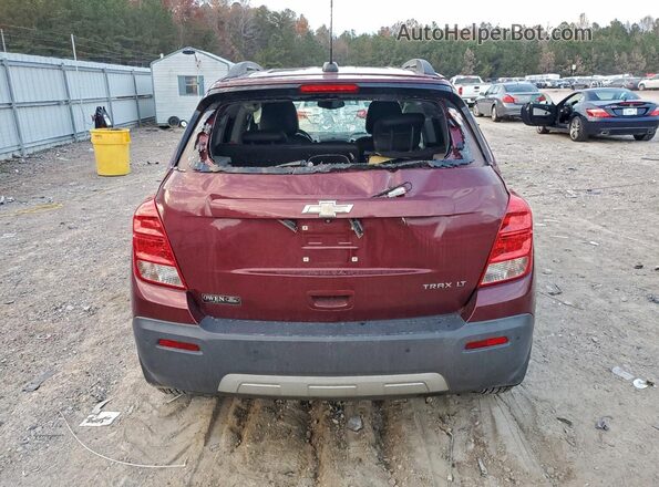 3GNCJLSB2GL119182 2016 CHEVROLET TRAX Red Հետևի տեսք