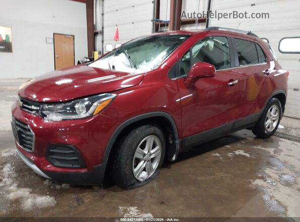 3GNCJLSB7KL356663 2019 CHEVROLET TRAX Red წინა მარცხენა ხედი სამი მეოთხედიდან
