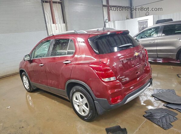 3GNCJLSB9HL218583 2017 CHEVROLET TRAX Maroon Rear left