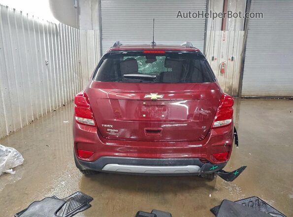 3GNCJLSB9HL218583 2017 CHEVROLET TRAX Maroon Rear view