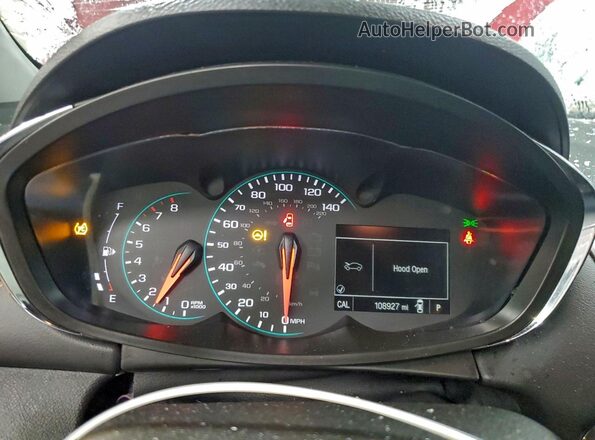 3GNCJLSB9HL218583 2017 CHEVROLET TRAX Maroon Instrument cluster view