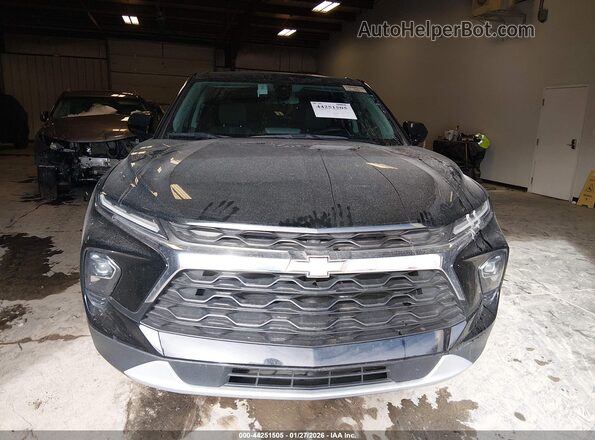 3GNKBCR43PS143447 2023 CHEVROLET BLAZER Black Widok z przodu