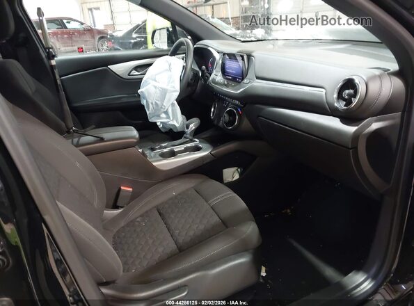 3GNKBCR4XNS182579 2022 CHEVROLET BLAZER Black Widok wnętrza z przodu