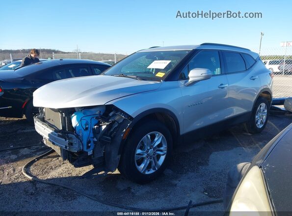 3GNKBCRS3MS524662 2021 CHEVROLET BLAZER Silver Передня ліва чверть