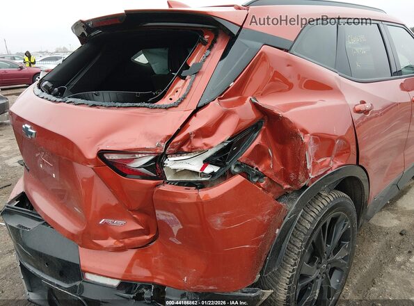 3GNKBERS3MS575056 2021 CHEVROLET BLAZER Orange Դիմացի տեսք