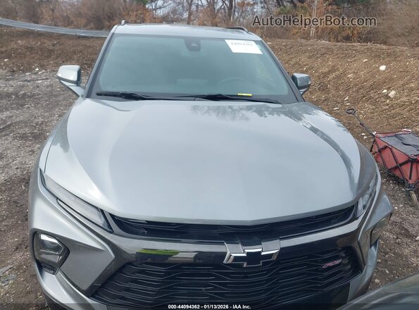3GNKBERS5RS159873 2024 CHEVROLET BLAZER Gray Вид задньої частини салону