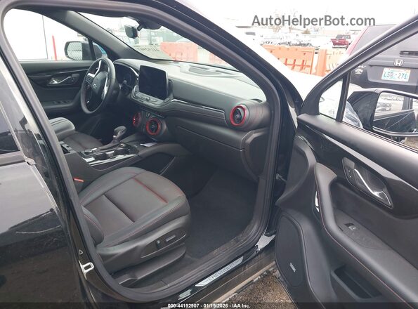 3GNKBERSXSS144873 2025 CHEVROLET BLAZER Black Widok wnętrza z przodu