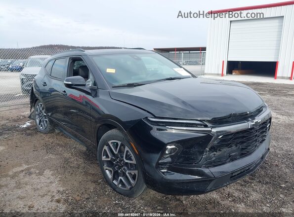 3GNKBERSXSS144873 2025 CHEVROLET BLAZER Black Widok zestawu wskaźników